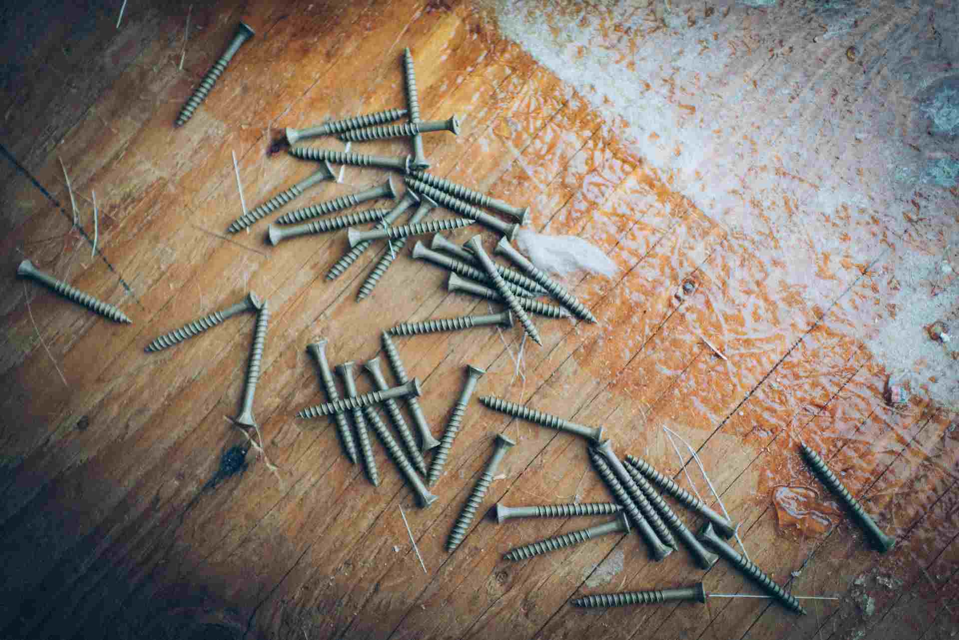 screws laying around